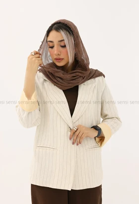 کت راه راه کنفی کد1005295