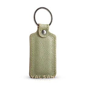 جاکلیدی چرم یلسان مدل نهال کد 034-MC (سبز)