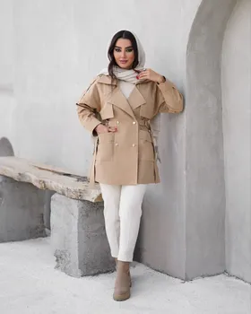 مدل بارانی 4دگمه بغل سگک کد 749