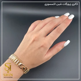 دستبند ژوپینگ پهن کد dx45