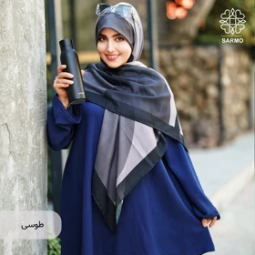 روسری نخی پژواک (طوسی)