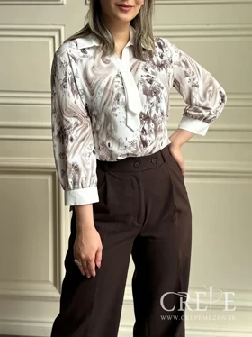 شومیز طرح کروات طرحدار