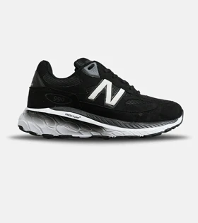 کفش کتانی مردانه مشکی سفید NEW BALANCE 990 مدل 8057