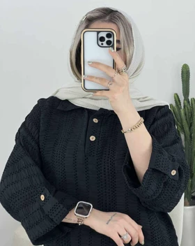 شومیز جلو بسته کوک دوزی شده(70)کد3510