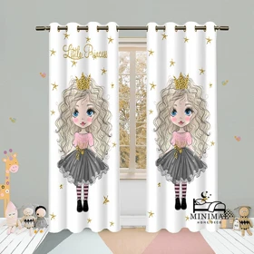 پرده کودک طرح فانتزی مدل W4108