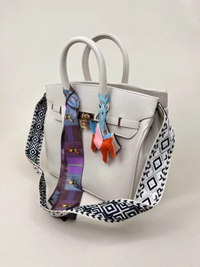 کیف زنانه هرمس HERMES کد 1652 (سفید نباتی)