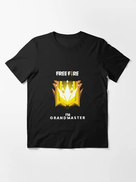 تیشرت با طرح Freefire grandmaster Essential فری فایر کد 13764