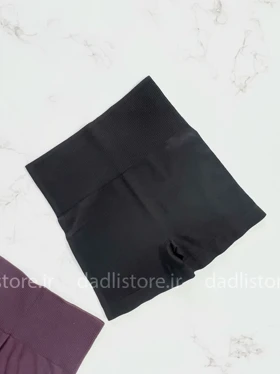 شورتک ورزشی کوتاه سیملس کمر گنی پشت چروک