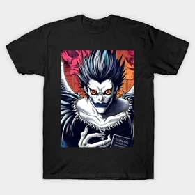 تیشرت دفترچه مرگ تیشرت انیمه death note کد 79746