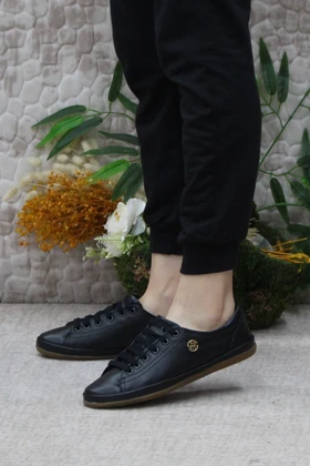 پایه چوگان Assn. کفش اصلی انعطاف پذیر Jojo Black کفش کفش زنانه 24Y-U.S-Polo-Assn-Jojo-Siyah-Z