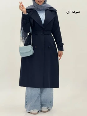 3575-بارانی آستردار شیما