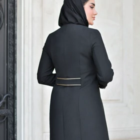 مانتو و شلوار اداری زنانه مدل سولماز کد 70641
