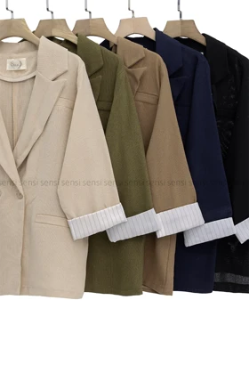 کت دو دکمه کنفی کد1002577