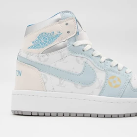 کتانی نایک جردن سفید آبی کد 6696