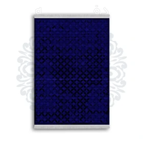 *جدید* فرشینه از جنس پارچه شانل مخمل ترک طرح فانتزی برند دفه کد 1381
