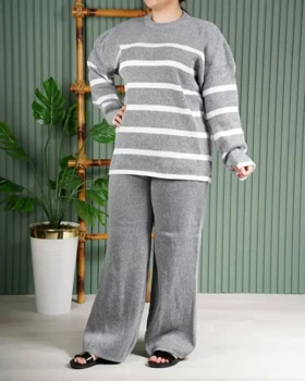 بلوز و شلوار پینترستی# 2049 (طوسی)