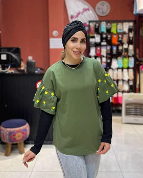 تی‌شرت آستین چین