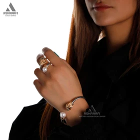 دستبند و انگشتر دیوید یورمن طرح شیر Bracelet & Ring Set SG1