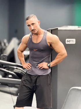 رکابی تنک تاپ طوسی تیره NIKE