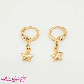 گوشواره آویز دخترانه ژوپینگ مدل ستاره