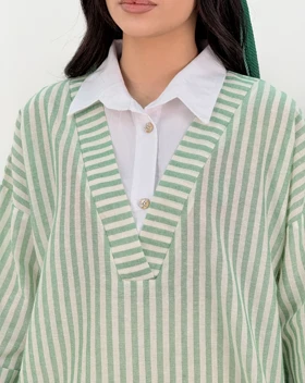 شومیز ترکیبی بهاره(38)کد:5329