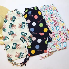 شلوار برمودا بندی کد 703