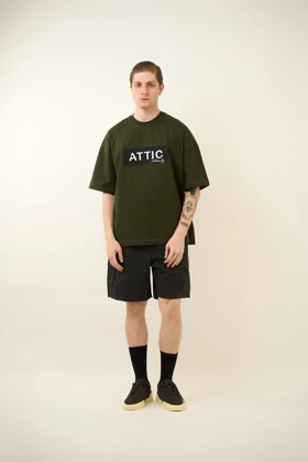 تیشرت مدل Emb NeedleWork سبز برند اتیک attic