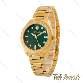 ساعت ورساجه Greca زنانه طلایی صفحه سبز Versace-5053-L