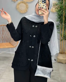 کت لینن سوزن دوزی
