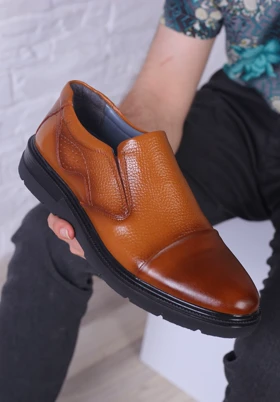 کفش چرم مردانه مجلسی برت