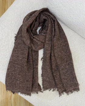 شال بافت پاییزه ساده