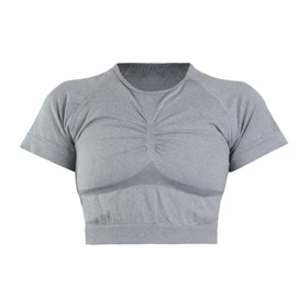 نیم‌تنه ورزشی زنانه جیم شارک مدل 9258 طوسی تیره