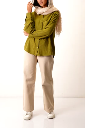 شومیز بیسیک پشت بلند زنانه