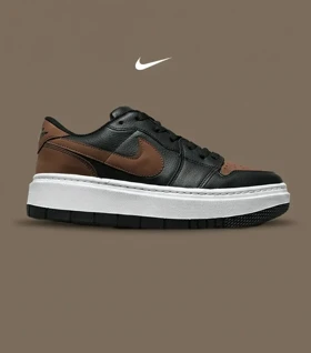 کفش مردانه و زنانه مشکی قهوه ای NIKE AIR FORCE مدل 8324