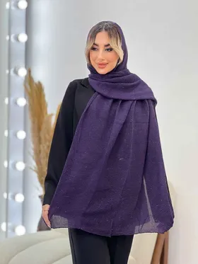 شال پلیسه ساده
