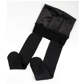 جوراب شلواری تو خز دار سه بعدی مشکی