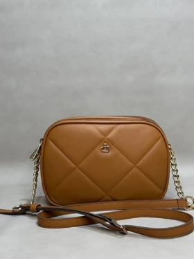 کیف دوشی زنانه الفا ALFA کد7031 (عسلی)