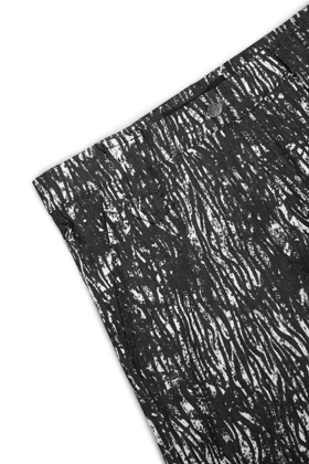 شلوار کتان طرحدار - 8107