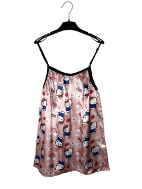 پیراهن ساتن طرح کیتی 242