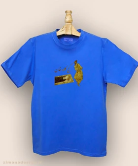 تیشرت مردانه و زنانه نوستالژی طرح کج کلاه خان