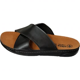 صندل ضربدری مردانه نیکتا مدل L-20308 مشکی