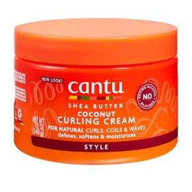 کرم حالت‌دهنده و تعریف‌کننده فر مو نارگیل و شی‌باتر کانتو 340 گرم Cantu Shea Butter Coconut Curling Cream