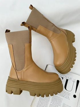 بوت بغل کش چرمی 1381