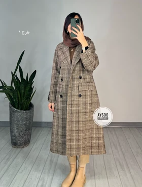 پالتو پشمی آستردار نورا2