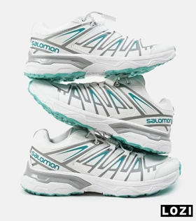 کفش کتانی بزرگ پا سفیدآبی سالومون Salomon X ULTRA