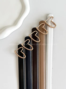 کمربند چرمی زنانه بردبار