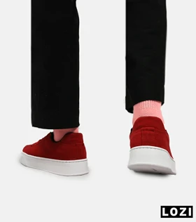 کفش کتانی کژوال مردانه قرمز ZARA