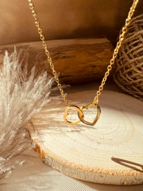 گردنبند دو قلب