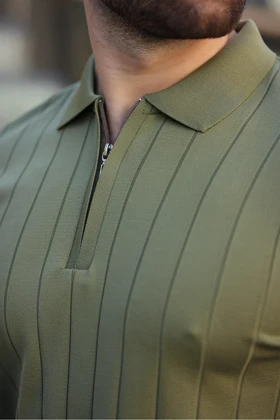 تیشرت یقه پولو مردانه اورجینال مدمکست madmext