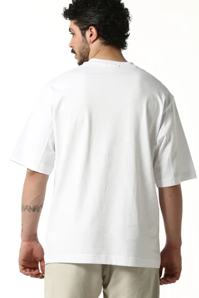 تیشرت آستین کوتاه چاپی Don't look مردانه